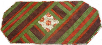 Pumpkin Harvest Striped Pattern